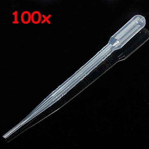 DIY 100pcs 3ml Disposable Plastic Droppers Transfer Pipettes Lab & Scientific Supplies