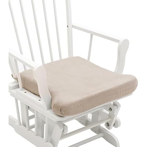 Rejoice Home Castaway Glider Rocking Chair Replacement Seat Cushion 3.5" - Beige Cover