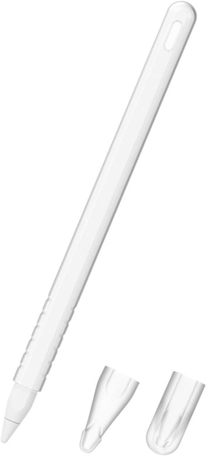 Casoshield Cover Compatible with Apple Pencil 2nd Generation Silicone Case Sleeve Holder Grip Skin Nib Cover Tip Cap Protective Accessories for iPad Pro 12.9”/11” Pencil 2, Clear (B0CWXSRWB7) Amazon Price History, Amazon Price Tracker