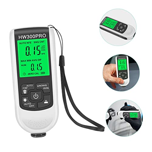 Medidor digital de espesor para pintura automotriz Healifty miniatura 3