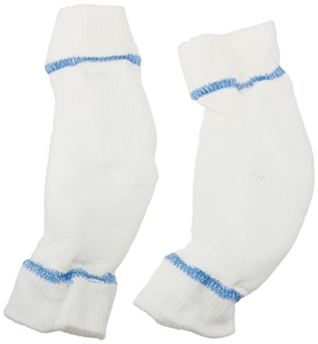 Rolyan Antimicrobial Elbow/Heel Protector, White with Blue Trim, Regular