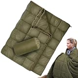 Down Camping Blanket | Soft Lightweight down Blanket for All Seasons | Ligh