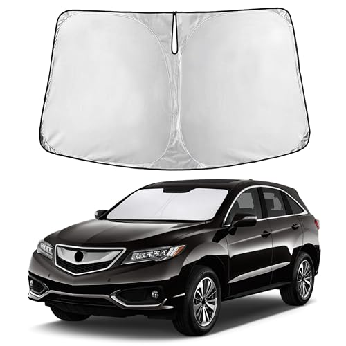Image of EcoNour Windshield Sunshade Compatible for Acura RDX 2013-2016 2017 2018, Sun Visor for Front Windshield & Window Sun Shade Cover, UV Heat Blocker & Protector, Car Accessories