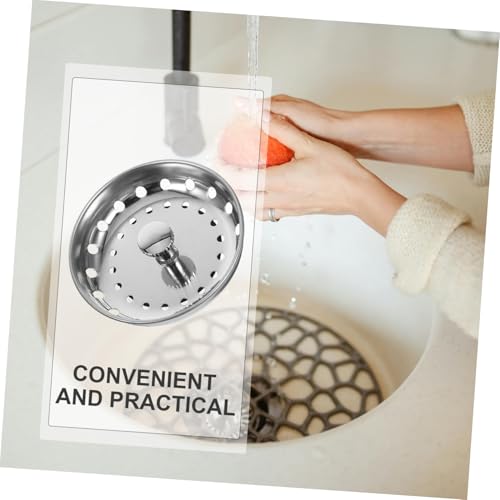 Colador de acero inoxidable para desagüe de cocina miniatura 3
