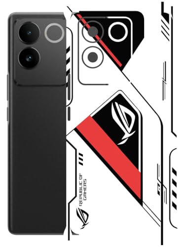 Image of AtOdds - Full Body Back Screen Guard Protector Film - Lamination Wrap Skin Sticker Compatible with IQOO Z7 PRO (5G) | Scratchproof Matte Finish (RogRed)