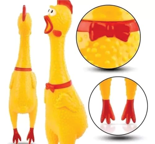Mordedor Pet, galinha plástico, brinquedos para cachorros