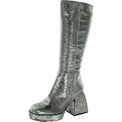 Image of Sam Edelman Kylie Sequin Stardust Silver 7.5 M
