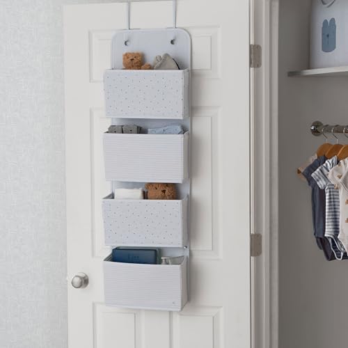 Image of Delta Children GAP babyGap 2-Pack Over the Door Storage Organizer with 4 Pockets, Blue