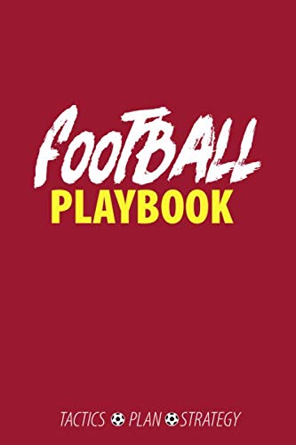 We go again football- soccer playbook - Football soccer inspired playbook - Red - Soccer play book - pitch layout - 6”x9” 100 pages - Football - ... Women football and soccer fanatics -Specia