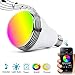 Produktbild WANGLAI LED Lampe mit Smart Bluetooth Speaker und App Steuerung RGB Multi Farbwechsel dimmbar, kein Hub, E27 9 W