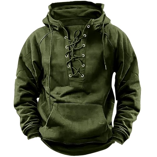 Tactical Hoodies for Men Military Quarter Zip Pullover Cargo Hoodie Jacket Hooded Sweatshirt with Pockets
