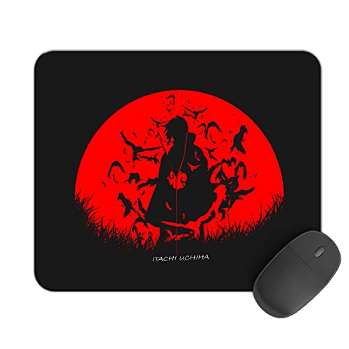 Image of Kirmada Printed Design Mouse Pad Itachi 2 (200MM X 240 X 3MM) Enhance Gaming and Work Performance Comfortable and Precise Non-Slip Water Proof Naruto Mouse Pad.