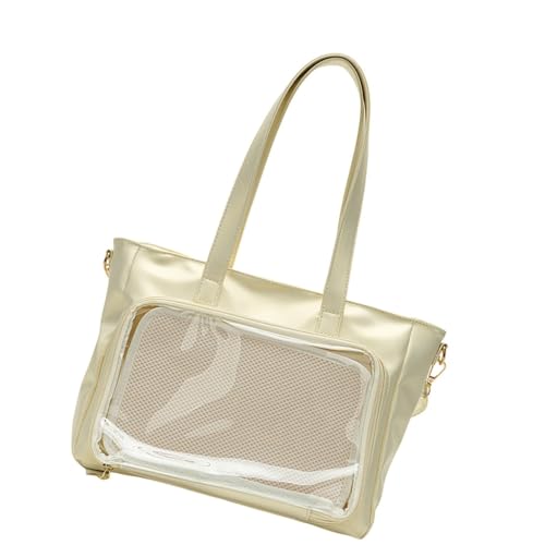 Sac de grande capacité transparent résistant à l'eau pour étudiante