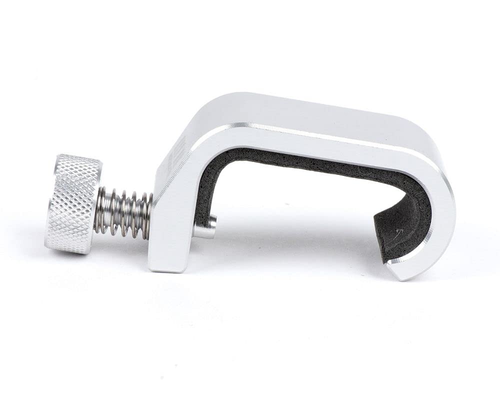 MOTONOSTRA Halteklemme Gepäckträger CNC, silber universal kompatibel für Vespa GTS 125ie Super, GTS 250 Touring, ABS, GTV 300 IGET