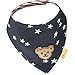 Produktbild Steiff Baby-Mädchen mit süßer Teddybärapplikation Halstuch 2er Pack, Navy, 999