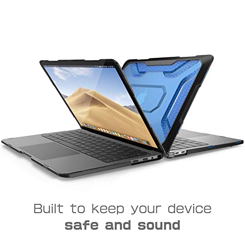 Supcase [Unicorn Beetle Series] Case For New Macbook Air 13 Inch 2018 Release, Slim Rubberized Tpu Bumper Cover For 2018 Macbook Air 13 Inch A1932 With Touch Id And Retina Display (Blue/Frost) #TOP2