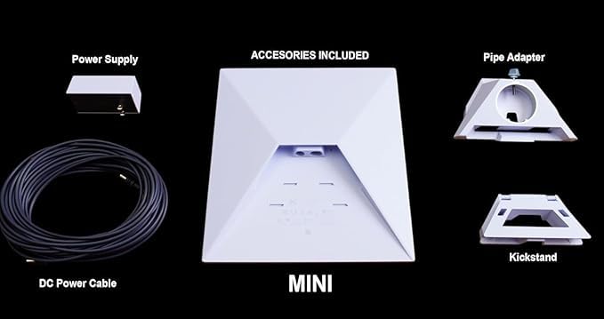 Image of SpaceX Starlink Mini Kit - 4th Gen and Free Roam Region Unlock- Portable Satellite Internet Antenna with Integrated Wi-Fi Router, DC, Power Input, and - Ideal for RVs, Camping, and Remote Work