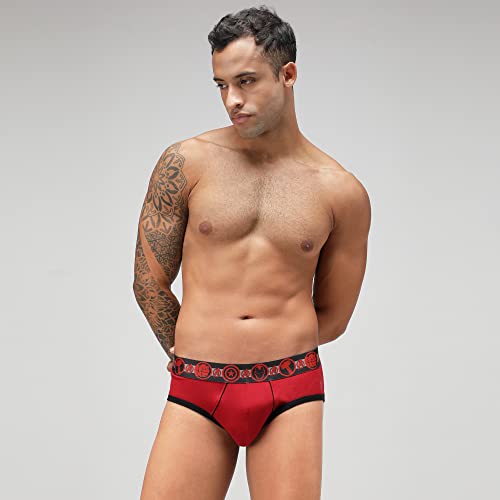 Image of Zoiro Men Cotton Blend Printed Marvel Brief Pack of 2 |Colours May Vary