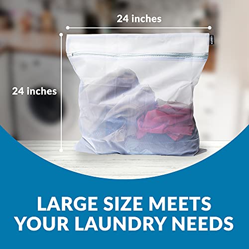 2 Pack Garment Bags For Laundry – Huge Xxl Extra Large Oversized –– Bra Bag For Washing Machine - Sock Laundry Bag For Washing Machine – Mesh Laundry Bags For Delicates. #TOP1