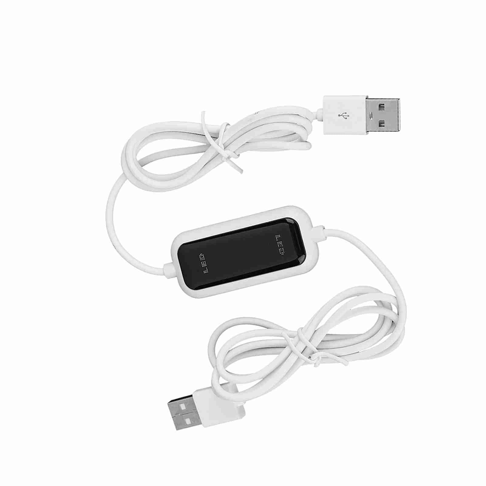 Sxhlseller USB Ad Alta velocità da PC a PC Sincronizzazione Online Collegamento Trasferimento File Dati Cavo Diretto Copia Facile tra 2 Computer con Esecuzione Automatica, Riconoscimento