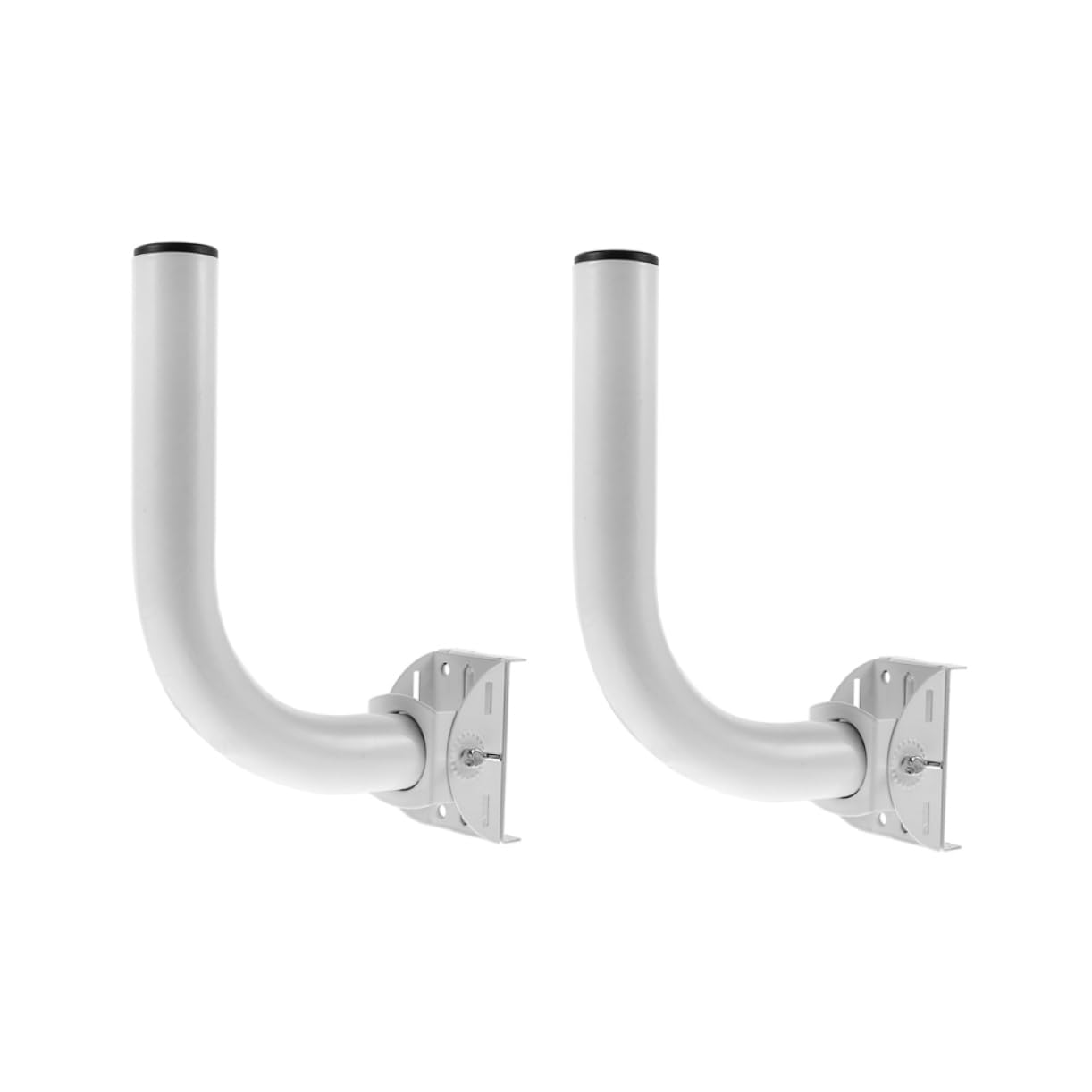 2 Pièces support de pont sans fil support de tuyau pour antennes d'antenne cb mural pour de montage pour perche pour mât d'