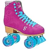 Roller Derby Elite Candi Girl Women's Carlin Roller Skates, Raspberry, Size 08