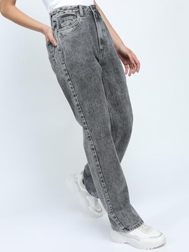 Image of Tokyo Talkies Women High Waist Straight Fit Jeans