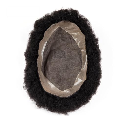 Toupet pour hommes postiche durable facile à installer boucles 20mm