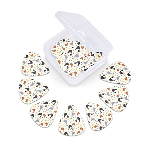 Lot de 12 médiators pour guitare basse électrique acoustique Motif oiseaux et oies - Les Beatles, Paul McCartney, John Lennon, RIngo Starr, George Harrison Lot de 12 médiators pour guitare basse électrique acoustique Motif oiseaux et oies – Image 7