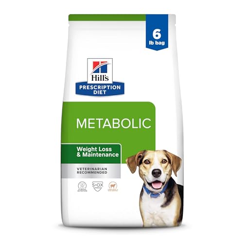 Hill’s Prescription Diet Metabolic Weight Management Lamb Meal & Rice Formula Dry Dog Food 6 lb