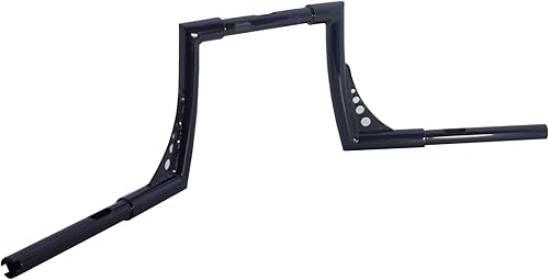 Miniatura 5 de Manillar de 10 pulgadas de altura de 1-14 pulgadas, compatible con Harley Softail FLST FXST Sportster XL 883 1200 Touring Road Glide+Road King