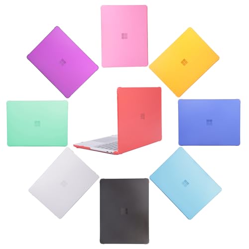 mCover Nur kompatibel mit Microsoft Surface Laptop 13 Windows PC (Modell # 2095) mit Snapdragon CPU und Copilot+ (nicht für andere Surface Laptops geeignet), transparent