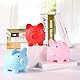 FANXIYA Sparschwein Pig Money Coin Bank Münze Sparbüchse Glücksschwein Spardose für Kinder Piggy Sparschwein für Hochzeit, Weihnachten, Halloween, Geburtstagsgeschenke (Rosa)