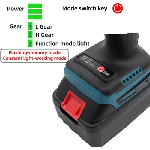 Strumento di Dado a Rivetto Senza Fili, Kit Elettrico con Batteria e Caricabatterie 2PCS, Kit di Strumenti per Noci ciechi Senza Spazzola per l'edificio per uffici