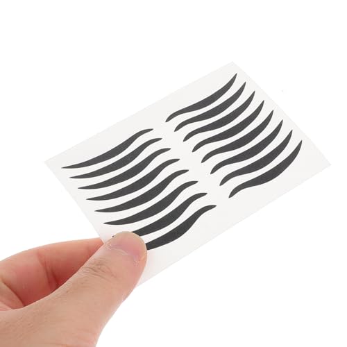 Healifty Black Eyeliner Stickers 80 Pares Reutilizables miniatura 3
