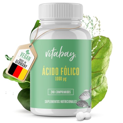 Vitabay Ácido Fólico 1000 Mcg, 240 Tabletas