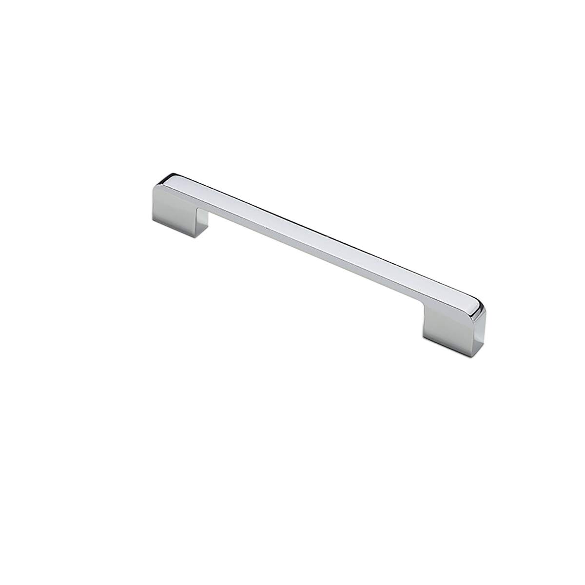 Poignées de meuble en zinc poli 160mm au design en T raffiné x5