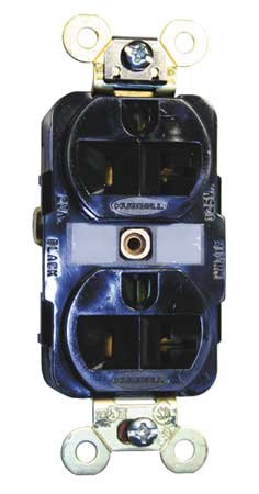 20A Duplex Receptacle 125VAC 5-20R BK