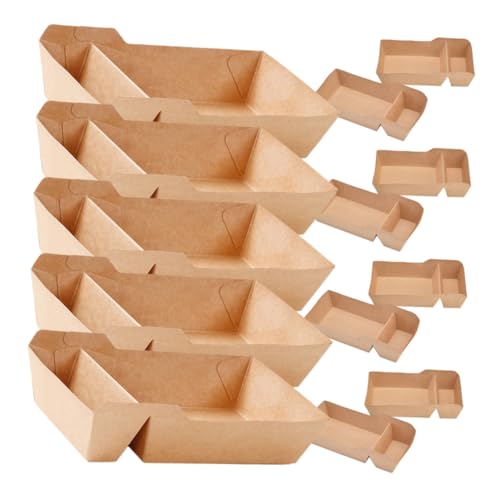 Cabilock 40pcs Paper Snack Boxes Greaseproof Containers for Parties for Fries Cookies and Candy Convenient Design for Picnics and Family Gatherings