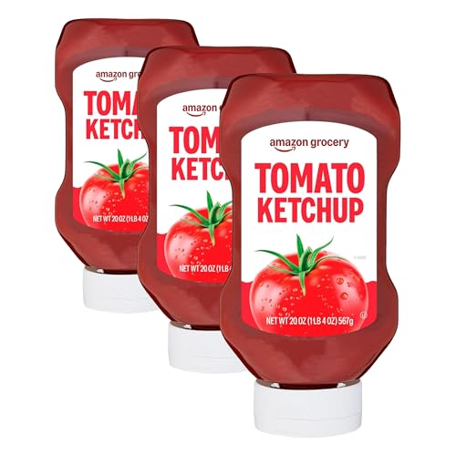 Image of Amazon Fresh, Ketchup, 20 Oz (Pack of 3)