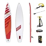 Bestway Hydro-Force Inflatable SUP, Fastblast Tech Stand Up Paddle Board with Carry Bag and Pump, 12ft 6