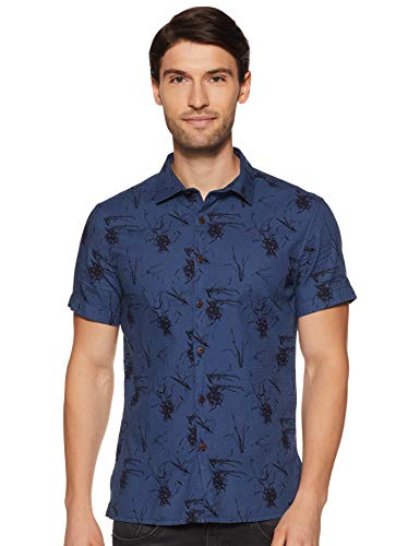 Image of ABOF Men's Floral Slim Fit Casual Shirt