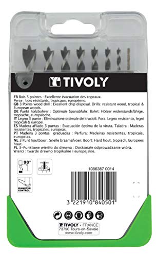 TIVOLY 10863870014 Clipster Box C11 8 Wood with 3 Rim Tips Containing Diameter 2-3-5-6-7-8-10-10 10 mm Flat - Image 3