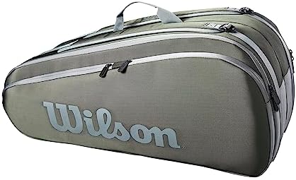 Bolsa de raquete de tênis WILSON Tour - verde escuro, comporta até