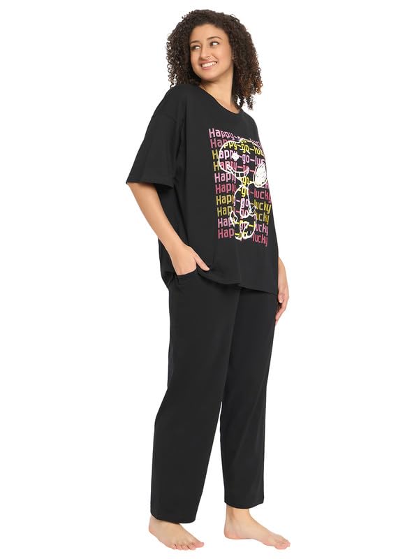 Image of Clovia Women Cotton Pajama Set
