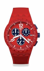 Swatch Unisex Casual Red SUSR407