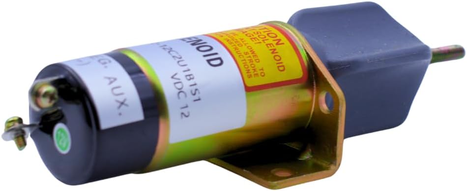 3740028 1502-12C2U1B1S1 12V 2 Terminals Throttle Choke Solenoid For Trombetta Excavator For JLG Lift For Kubota Engine WG-750 DF-750 DF-752 DF-972 D-905 D1105 Z482 For Dual Fuel Engine Z-34-22 Z-45-22