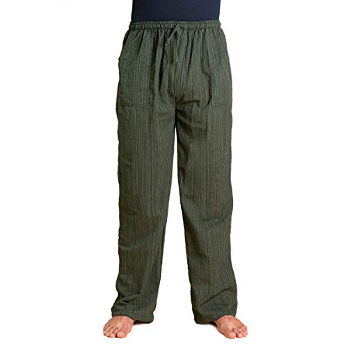 PANASIAM Relax Pants Cotton Lini, Olivegreen, L Cover