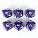 Paladin Roleplaying Purple D8 Dice - Pearl Effect - Set of Six
