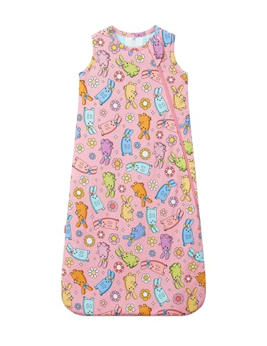 Image of Bamboo Viscose Infant Sleep Sack 1.0 TOG Sleeveless Sleep Bag for Baby with 2-Way Zipper